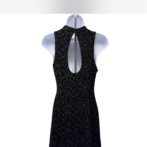 The Edit By Seventeen Black High Neck Mini Dress - Picture 3 of 4